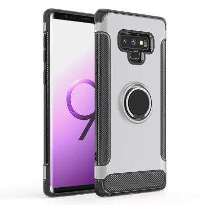 China Ring Holder Back Cover For Samsung Galaxy Note 9 Case , Carbon Fiber Ring Back Cover For Note 9 Accessories for sale