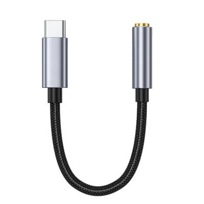 China For iPod Type C USB to Female Earphone Jack Adapter 3.5mm SOTAKO USB C to audio aux cord. Protective Case Cable Cover with DAC Chip for Pixel 4 3 2 XL for sale