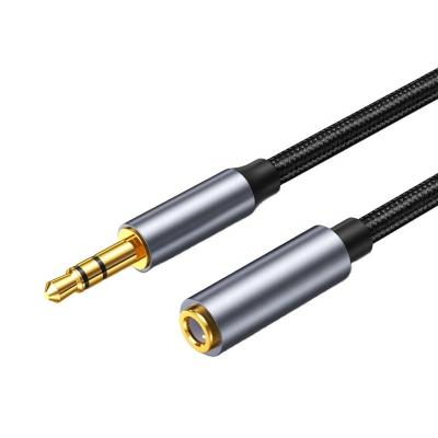 China SOTAKO Microphone 3.5mm Male to 3.5mm Female Nylon Braided Cable Stereo Audio Extension Cable for sale