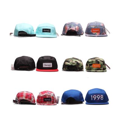 China Wholesale COMMON Cool Outdoor Snapback 5 Panel Hat 5 Panel Color Ripstop Running Hat And Camp Hat for sale