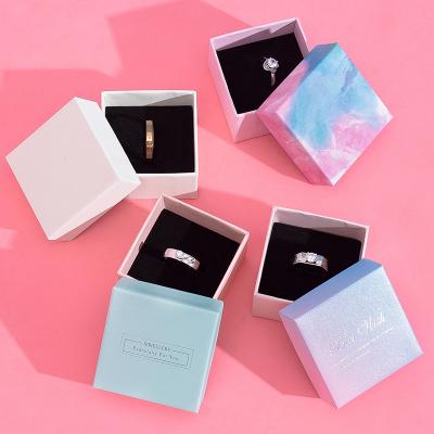 China Versatility to Store Jewelry Package Display Gift Box Wholesale Small Paper Box for Rings, Earring Custom Paper Box for Christmas Gifting for sale