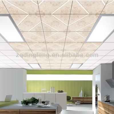 China Artistic Ceilings Waterproof Decorative Aluminum Ceiling Tile, 30x30, 60x60 for sale