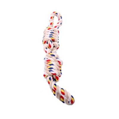 China Viable Manufacturer Wholesale Dog Toy Bite Rope Medium And Interactive Large Dog Toy Cotton Rope Bite Resistance Can Be Customized for sale