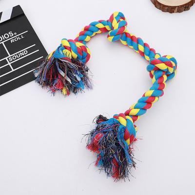 China Viable Dog Rope Toys For Chewers Cotton Aggressive Hard Rope Interactive Chew Toys For Medium Large Breed Dogs Durable Giant Rope Toy for sale