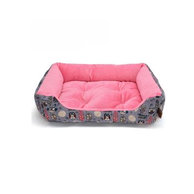 China Sustainable Hot Selling Pet Bed PP Cotton Comfortable Handsome Pet Bed for sale