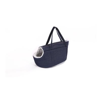 China Direct Sales Viable Cheap Denim Carrier Bag Portable Comfortable Pet Carrier Bag for sale