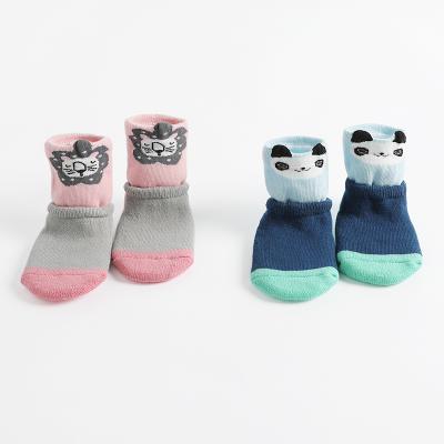 China Custom Cute QUICK DRY Cute Winter Cartoon Baby Booties Kid Shoes Two Piece Floor Socks Soft Soled QUICK DRY QUICK DRY Socks for sale