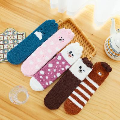 China Fashion Antibacterial Winter Women Boots Organic High Thermal Socks Comfortable Ankle Socks Fluffy Women for sale