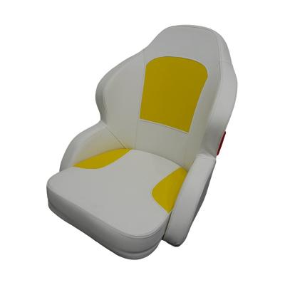 China Luxury / Comfortable Fold Up Luxury Yacht Driving Chair And Flip Back Helm Boat Seat for sale