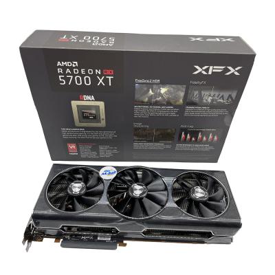 China Newest Workstation Rumax xfx rx 5700 xt 8gb graphics card gpu card for game for sale