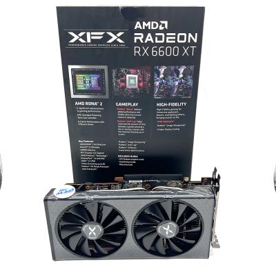 China Video Workstation Rumax 8GB XFX RX 6600XT Black Wolf rx 6600 xt OC Gaming Graphics Cards for sale