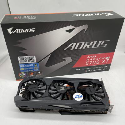 China Brand New Rumax Gigabyte Aorus 5700XT 8G Stock Gaming Graphics Card With 8GB GDDR6 Memory Support OverClock for sale