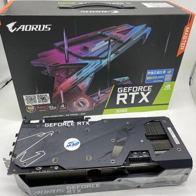 China Newest Rumax Workstation RTX 3080 Gigabyte Aorus Master 3080 EAGLE OC 10G RTX3080 Ti Graphics Card GPU 320bit for sale