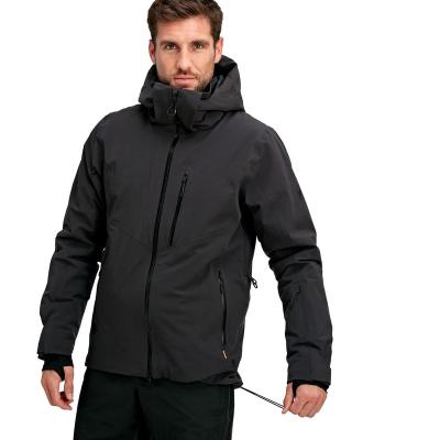 China New Breathable Outdoor Jacket 2Layer Adjustable Hood 20000mm High Level Waterproof Breathable Outdoor Clothing for sale