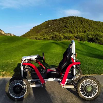 China Hot Selling Electric Karting Car Racing Go Kart Ride On Car For Youth Adult Four Wheels Farm Off Road UTVs Other for sale