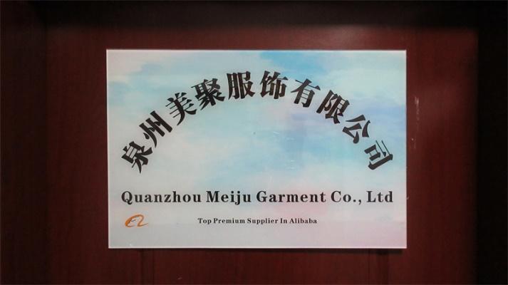 Verified China supplier - Quanzhou Meiju Garment Co., Ltd.