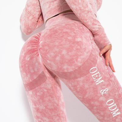 China Wholesale Breathable Seamless Yoga Gym Tiktok Legging With Custom Logo And Booty Proof Squat Gaiters For Women for sale