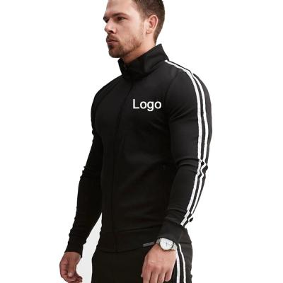 China 2020 Antibacterial Logo Custom Fitness Sportswear Men Hoodies Jacket for sale