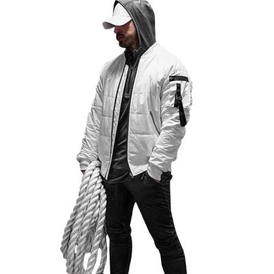 China Custom Logo Water Resistant Baseball Puffer Jacket Men Antibacterial Sportswear for sale