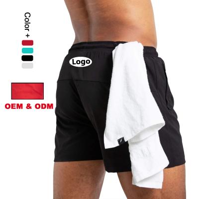 China 2021 Customs Anti-static Activewear Workout Fitness Wear Gym Shorts Men And Running Shorts for sale