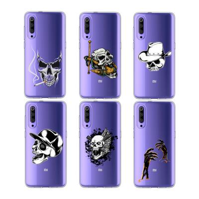 China 100% Clear Face Skeleton Design TPU Baseball Cap Case Phone Cell Phone Cell Phone Cases For xiaomi 9 MIX cc9 for sale