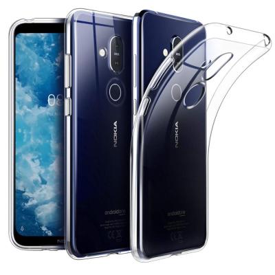 China 100% Eco-friendly Ultra Thin Transparent Clear Phone Case TPU Cell Phone Cases For Nokia 9 7.2 6.2 for sale