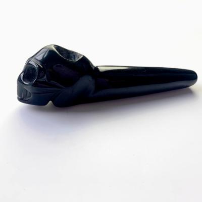 China China Natural High Quality White Crystal , Obsidian Skulls Pipe Crystal Pipe for sale