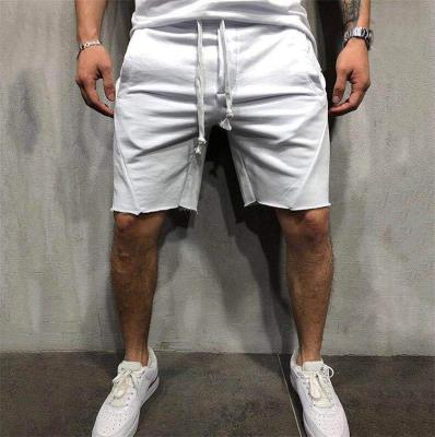 China Moco Breathable 2021 Hot Sale Mens Summer Beach Short Pants Workout Casual Black Drawstring Loose Shorts for sale