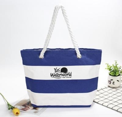 China High Quality Customized Eco-friendly Canvas Bag Tote Bag Beach Bag With Logo for sale