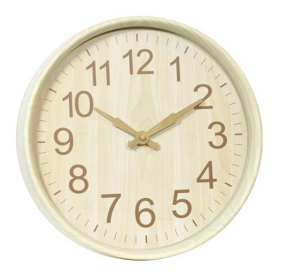 China New Arrival Design Fashion Wooden Wall Clock Frame Minimalist Wooden Home Decor Large for sale