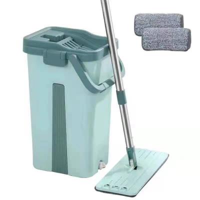 China Sustainable High Quality Centrifugal Wet Mop With Squeeze Bucket Easy Use Hands Free Mop for sale