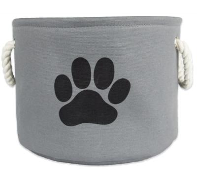 China DII Viable Absolutely Dry Medium Round Pet Toy and Accessory Storage Bin for sale