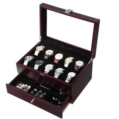 China High Quality Watch Storage Mens Watch Organizer Wooden Watch Storage Case for sale