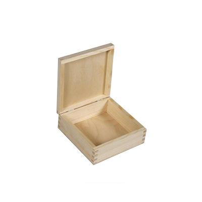 China Handmade Unfinished Cheap Clothing Shoe Vintage Small Wooden Packing Box for sale