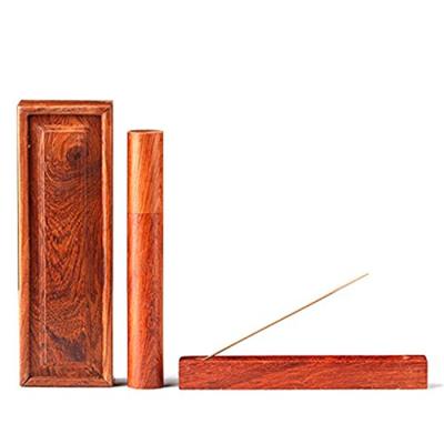 China Set Accept Mini Incense Burner Custom Wooden Arabic Incense Burner / Censer Pipe for sale