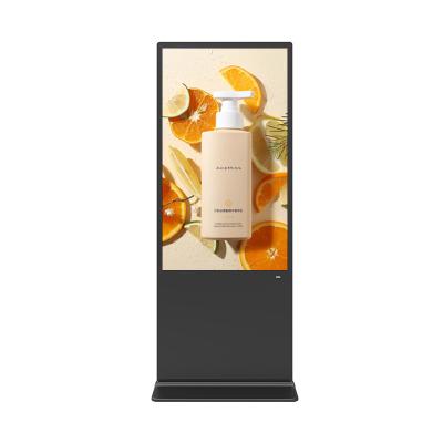 China Indoor YUWO Indoor Advertising Display 65 Inch  Infrared Stand Digital Signage Electronic Screen for sale