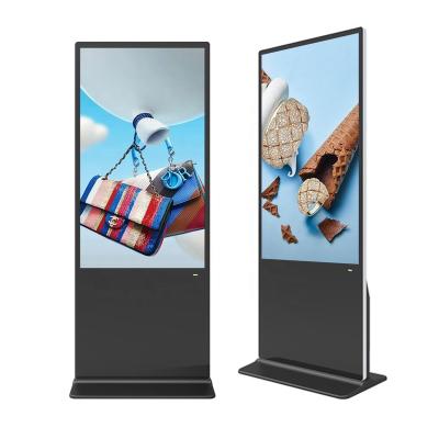 China Indoor Kiosk Totem Digital Signage of YUWO Indoor Android HD TV Media Advertising Touchscreen Player and Displays for sale