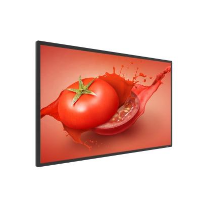 China Indoor YUWO Indoor Wall Mounted HD  Ultra Thin 23.6 Inch Commercial Digital Signage Advertising Display Screen for sale