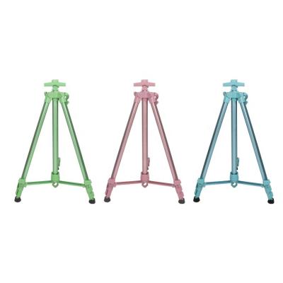 China Professional Painter's Easel Easel Studio Easel Painting Colorful Metal Easel for sale