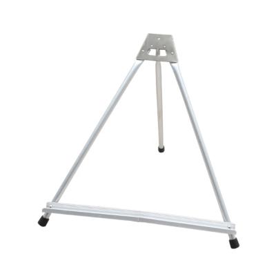 China Silver Easel Desktop Easel Metal Easel Tripod Art Painting Easel for Kids and Adults for sale