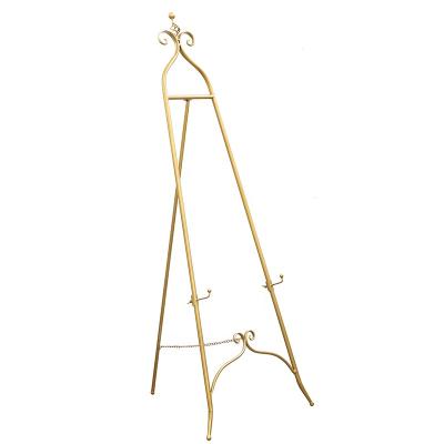 China Large Iron Easel Metal Easel Outdoor Painting Display for Protable Art Easel for sale