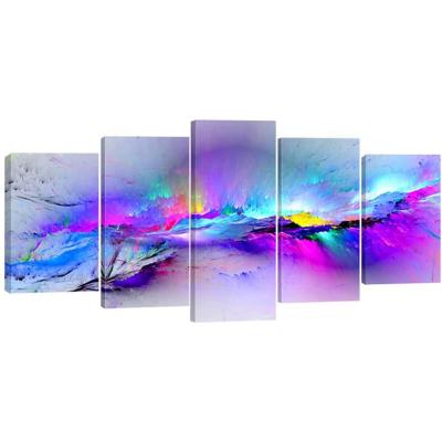 China 2021 non-toxic new wholesale painting on canvas for living room wall art canvas art print neon canvas for sale