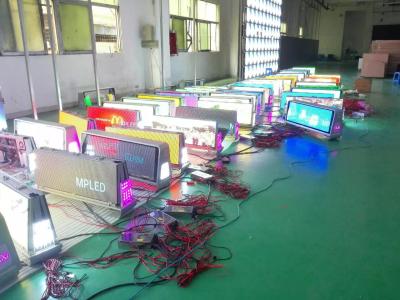 Cina Pubblicità dell'esposizione di LED del taxi di alta luminosità P4, segno del taxi per l'automobile in vendita