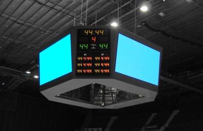 China P16mm Sports Led Advertising Billboard Display Indoor Horizontal 120 / Vertical 60 for sale