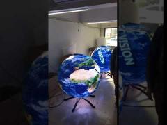 Flexible Sphere Led Display 360 Degree Screen Soft Led Ball Screen