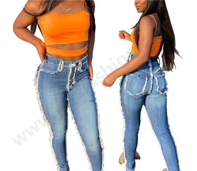 China New J&H QUICK DRY Fashion Style Good Quality High Waist Brushed Slim Pencil Pants for sale