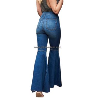 China J&H Fashion Spring Women's Big Speaker Bag Slim Hip Stretch Jeans Pants Women's Breathable Jeans for sale