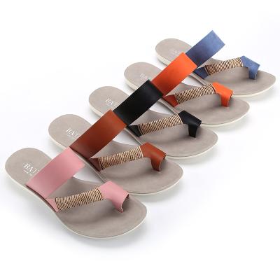 China Fashion Trend Minimalism PU Belt Summer Sandal and Slipper Wrap Shoes for Women for sale