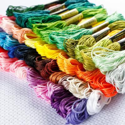 China Europe DMC Colors High Strands 100%, DMC Sheen Cotton Embroidery Floss 8m Thread 8m Skein 6 Column 3 for sale