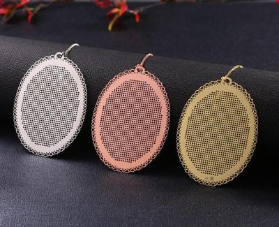 China Europe DIY Craft Stich Cross Stitch Marker Metal Sewing Embroidery Gold Silver Crafts Counted Sew Cross Stitch Kit Pansy for sale